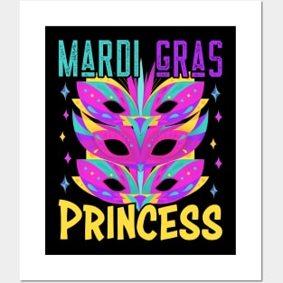 Family Matching Mardi Gras Princess Carnival Costume Posters and Art